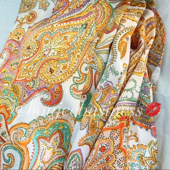 ZARA BNWT Flowy Printed Shirt Dress - Picture 8 of 10